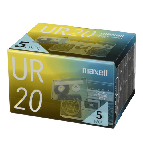 マクセル　カセットテープ　20分用5本　UR-20N5P【受発注商品】