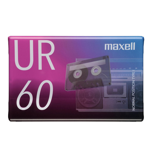 マクセル　カセットテープ　60分用1本　UR-60N【受発注商品】