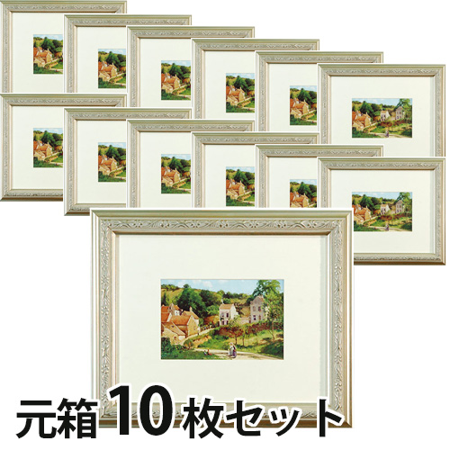 Vインチ額 シルバー【元箱10枚セット】