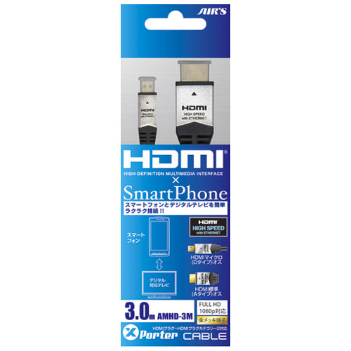 HDMIケーブル　AMHD-3M【在庫限り・アウトレット】