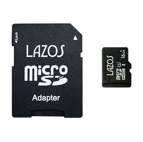 Lazos　microSDHCカード　16GB Class10 L-B16MSD10-U1