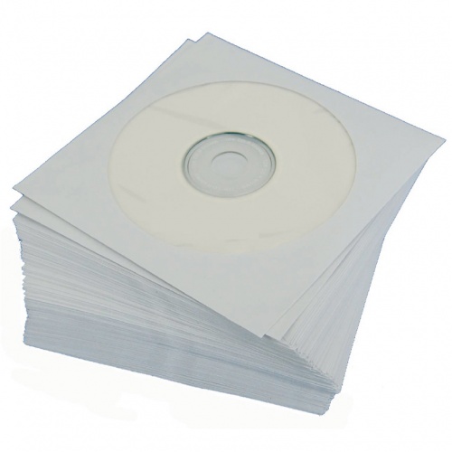 紙製CDケース 100g白 100枚